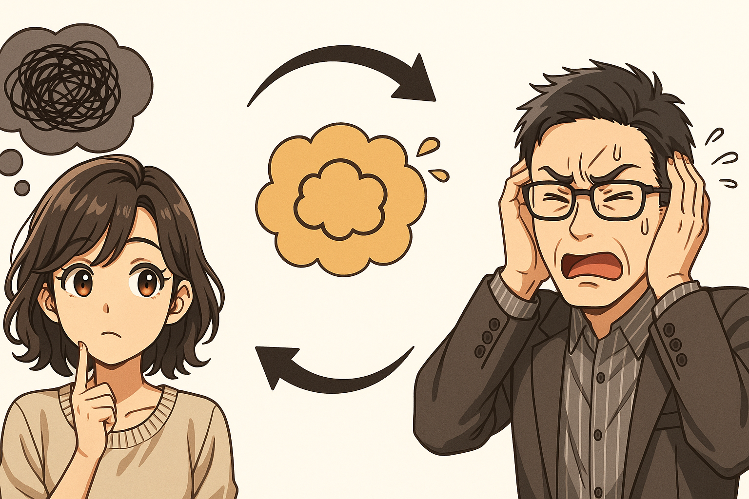 焦るひでき不思議な心